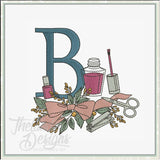 B Manicure Letter T2022