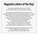 A MAGNOLIA Letter T2023