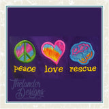 GG1027 Peace Love Rescue Combo