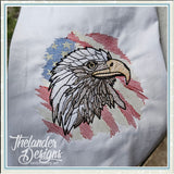 T1947 Sketch Patriotic Eagle