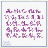 T1949 Curls Alphabet THREE INCH