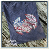 T1950 Sketch Patriotic Flying Eagle