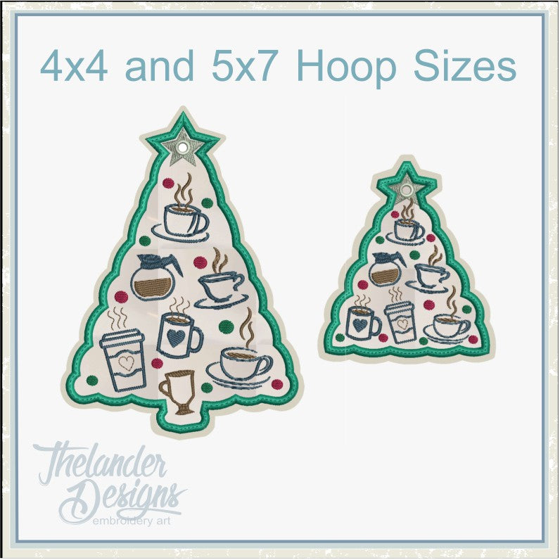 T1961 Coffee Ornaments Thelander Designs