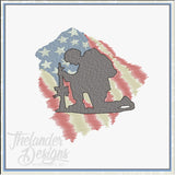 T1986 Kneeling Soldier Sketch