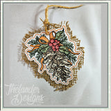 T1989 Sketch Pinecone Ornament