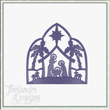 T1990 Nativity Sketch Ornament