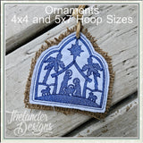 T1990 Nativity Sketch Ornament