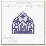 T1990 Nativity Sketch Ornament