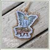 T2002 Blessed Manger Sketch  Ornament