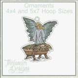T2002 Blessed Manger Sketch  Ornament