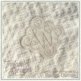 FOUR inch TWIRLS Alphabet T1943
