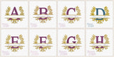 5 inch Garland Frame Letters T1875