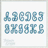 T1922 Cable Script Alphabet