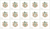 5x5 Autumn A-Z Letters T1868