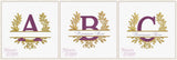 5 inch Garland Frame Letters T1875