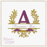 A Garland Frame Letter T1875