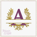 A Garland Frame Letter T1875