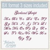 BX format Garland Script T1884