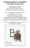 B Kookaburra Letter T1905