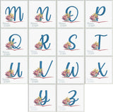 4 inch Spring Letters A-Z  T1925