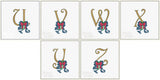 5 Inch Ribbon Letter Alphabet T1886