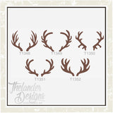 T1352 Antler Monogram Frame Set