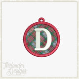 D Plaid Letter T1870