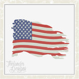 T1691 Rugged Flag Embroidery and Drink Coasters