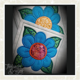T1445 Flower Applique Quilt Blocks