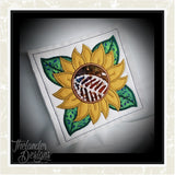 T1445 Flower Applique Quilt Blocks