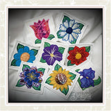 T1445 Flower Applique Quilt Blocks