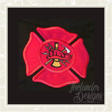 GG1007 Fireman Shield Applique