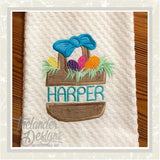 GG1017 Split Easter Basket