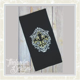 GG1343 Swirly Fleur de Lis
