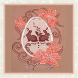 GG1346 Swirly Flower Frame
