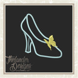 GG1377 Glass Shoe