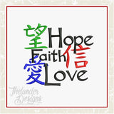 GG1460 Faith Love Hope