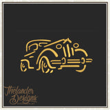 GG1491 Car Embroidery Design