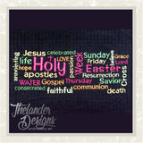 GG1967 Easter Word Art