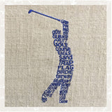 GG1979 Golf Word Art