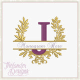 J Garland Frame Letter T1875