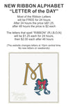 M Ribbon Letter T1886