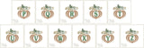 5x5 Autumn A-Z Letters T1868