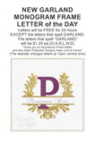 P Garland Frame Letter T1875