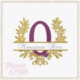 Q Garland Frame Letter T1875
