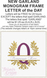 Q Garland Frame Letter T1875
