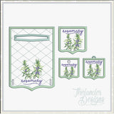 T1934 Rosemary Towel Holder Bundle