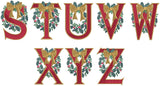 Christmas Alphabet Three Inch