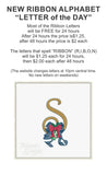 S Ribbon Letter T1886