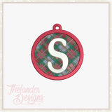 S Plaid Letter T1870